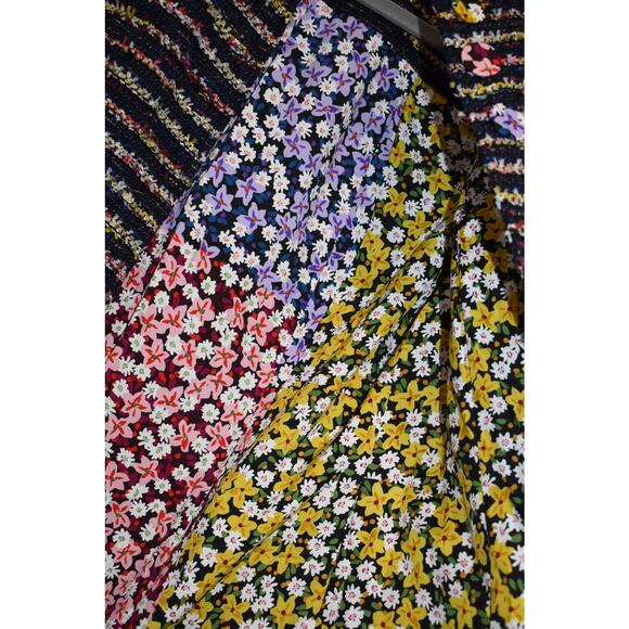 cabi Tweed Jacket Women's Size 8 Headline Topper Floral #5660 Spring 2020 Funky - Picture 11 of 12